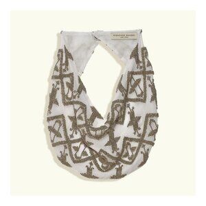 MIGNONNE GAVIGAN Dakota Silver Scarf Necklace